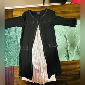 VIDA Black and Cream Dress